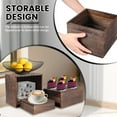 thumbnail image 6 of 3Pcs Unique Wood Display Riser Vintage Wood Cupcake Stand Stackable Food Display Riser for Home Party Celebration Cafe Bakery, 6 of 11