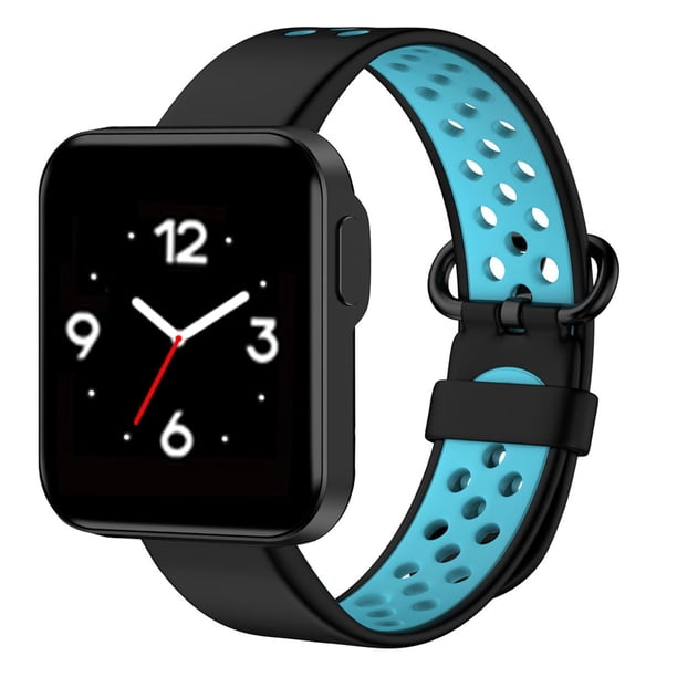 Correa De Repuesto Pulsera De Silicona De Dos Colores Compatible Con Xiaomi Mi Watch Lite/Redmi Watch Lite Smart Watch seitruly EL017749-05