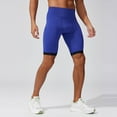 thumbnail image 2 of Pantalones cortos deportivos elásticos de cintura alta para correr y levantar caderas, de nylon, para hombre., 2 of 8