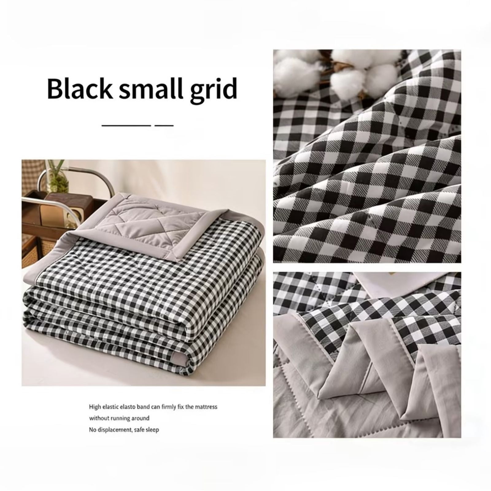 InsCrazy Cooling Comforter Air Conditioning Quilt Washed Cotton Soft Refrigerated Feel For Naked Sleeping Summer Comforter