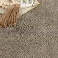 thumbnail image 6 of Superior California Shag Non-Slip Indoor Runner Area Rug, 2' 7" x 6', Warm Stone, 6 of 7