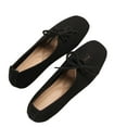 thumbnail image 2 of Aloohaidyvio Flats for Women Round Toe Flat Shoes Dressy Black Ballet Flats Comfortable Womens Dress Shoes Ballerina Flats for Work, 2 of 6