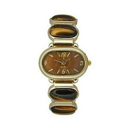 Charles Hubert Premium Collection Charles-Hubert- Paris Womens Premium Collection Watch - Polished Gold with Oval Shape ()