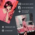thumbnail image 5 of 50 Pcs Vintage Paris Chic Pink Aesthetic Collage Kit Women Fashion Wall Art Prints A6 Set Pack 15x10 cm (6x4") Bedroom Decor Student Teen Girl, 5 of 5
