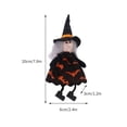 thumbnail image 3 of FFENYAN Halloween Mini Witch Doll Pendant Top Hat Doll Pendant Halloween Decorations Party Atmosphere Arrangement Props, 3 of 6