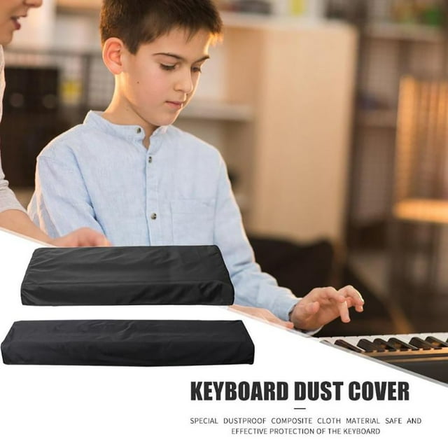 Piano Keyboard Dust Cover for 61/81 Keys Electric/Digital Piano Foldable Protective Keyboard Cover Dust Proof Cover Waterproof Digital Piano Keyboard Bag Case Cover