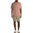 thumbnail image 2 of Arrow Men's Big and Tall Hamilton Poplin Wrinkle Free Short Sleeve Shirt, 2 of 6