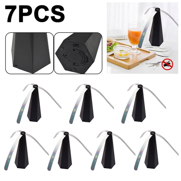 Carga USB Repelente Moscas Ventilador Picnic Comida Mosquito Insecto Asesino ()