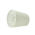 thumbnail image 7 of Aspen Creative 32717-2 Small Hardback Empire Shape Chandelier Clip-On Lamp Shade Set (2 Pack), Transitional Design in Off White, 4" bottom width (3" x 4" x 4"), 7 of 7