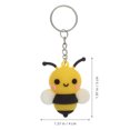 thumbnail image 4 of PTOOTP 10 llaveros de abeja bonitos para fiestas temáticas de abejas, llaveros de abejas de dibujos animados, decoraciones para bolsos, 4 of 8