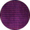 thumbnail image 1 of Ahgly Company Indoor Round Abstract Pink Modern Area Rugs, 6' Round, 1 of 4