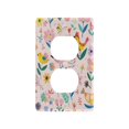 thumbnail image 3 of Switch Panel Switch Decoration 2.76x4.53x0.28 Inches Duplex Outlets Switch Plate Wall Plates Living Room Kitchen Bedroom Study Switches Pink Bird Cartoon, 3 of 8