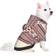 thumbnail image 2 of Fotbe Fashion Tatreez Sudadera con Estampado para Perros Pequeños – Suéter con Capucha para Mascotas, Tela Suave de Forro Polar con Bolsillo-Small, 2 of 7