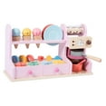 thumbnail image 3 of Juguete de helado de madera, barra de helado, juego de simulación, juego, regalo de cumpleaños, mostrador de helado 3 en 1 para niñas y niños de más rosa, 3 of 9