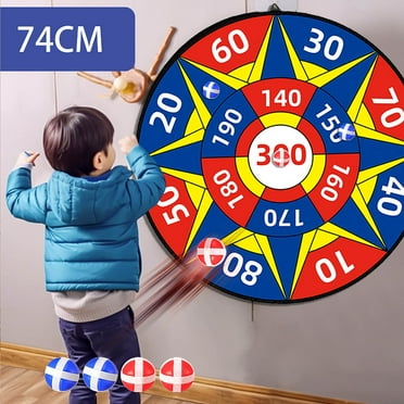 Kids Dart Board Game, Board Games with Stick Balls, Summer Indoor Outdoor Toys Games for Kids Ages 4-8, Birthday Party Games Yard Toys for Kids 29In