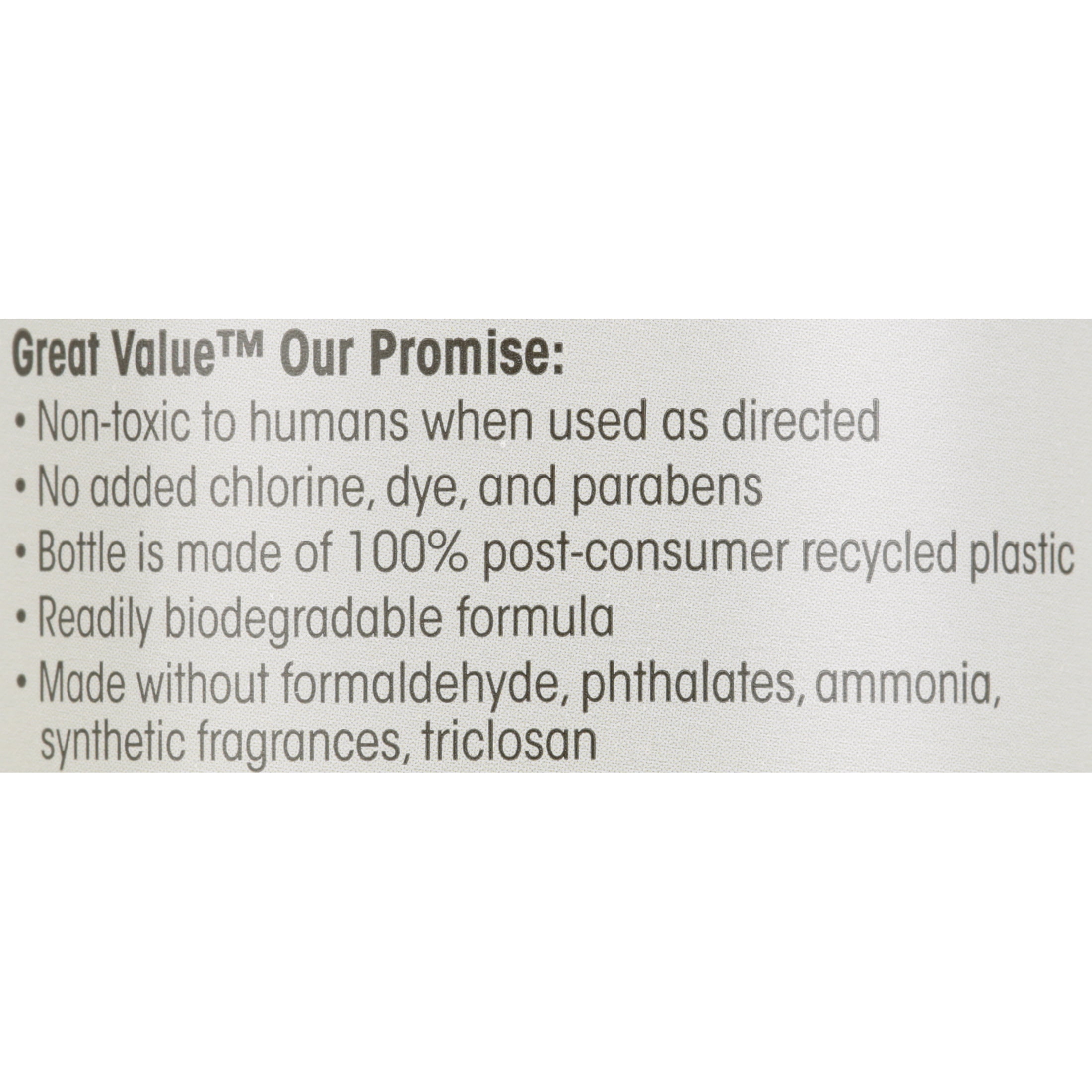 Great Value Liquid Dish Soap, Eucalyptus Mint Scent, 18 fl oz