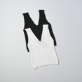 thumbnail image 3 of KOOYET Spring and Summer High-elasticity Slim Slimming Wild V-neck Vest Pleated Design Vest, 3 of 6