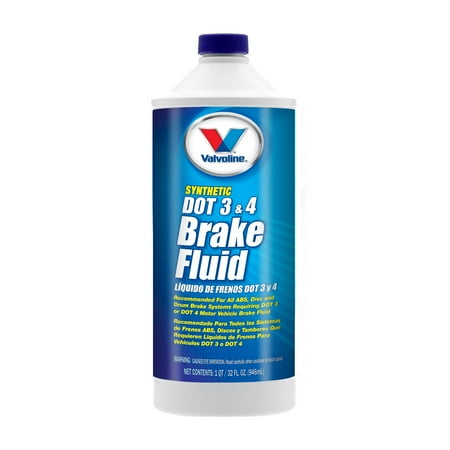 Valvoline 601458 Synthetic DOT 3 & DOT 4 Brake Fluid, 32 oz – For Cars, Trucks & SUVs