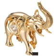 thumbnail image 3 of Matashi 24K Gold Plated Crystal Studded Elephant Figurine –! Piece Decorative Tabletop Showpiece for Home or Office Display, 3 of 5