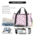thumbnail image 5 of Bingfone Breast Cancer Awareness4 Print Travel Duffel Tote Bag,Waterproof Shoulder Weekender Bag For Women and Men Swim Sports Travel Gym Bag，Foldable and expandable bag Lightweight, 5 of 7