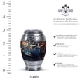 thumbnail image 2 of Black Owl Urn, Small Urns For Human Ashes Keepsake, Drop Urn For Ashes Adult Male, Miniature Urn 3 Inch Pack Of 1, Cremation Urns For Adults, Urns For Woman Human Ashes, Ash Holders For Human Ashes, 2 of 5