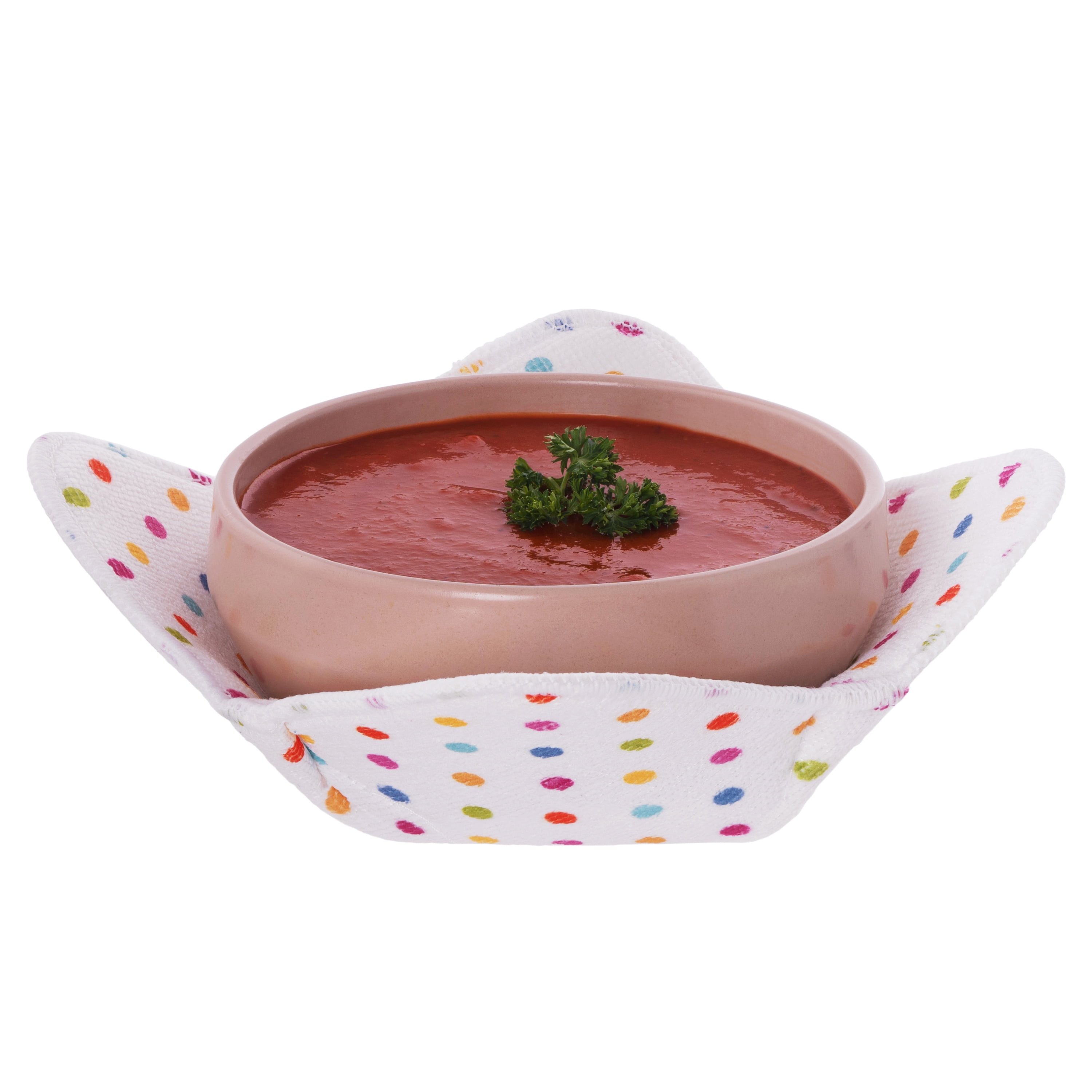  12 Pieces Microwave Safe Bowl Holders Polyester Hot Bowl Holder  Protect Your Hands from Hot Dishes for Heating Soup, Leftover Food, Meals  (Red) : Home & Kitchen