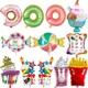 thumbnail image 4 of Decoración para fiestas de cumpleaños de bebés de Disney, globo de película de aluminio, nuevo globo de donut, forma de piruleta de caramelo, 4 of 5
