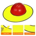 thumbnail image 4 of Unique Bargains Casque Rigide Pare-Soleil, Écran Solaire Casque Rigide à Grand Bord, Jaune Fluorescent, 4 of 7
