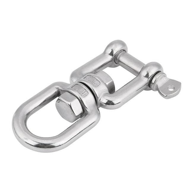 Swivel Shackle,Heavy Duty 304 Stainless Snap Shackle Swivel Ring Snap Effortless Installation