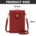 thumbnail image 2 of PU women's mobile phone messenger bag, mobile phone shoulder bag with wallet and handbag, 2 of 5