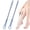 Blue (Short Hair), variant on Easy-Reach Deep Cleaning Foot Brush, Toe Cleaning Brush with 15.7" Long Handle,Foot Scrubber in Shower, No Bending, Ideal for Seniors, Expecting Mothers | Foot Callus Remover Tool