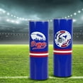 thumbnail image 4 of Buffalo Tumbler Cup Football Tumbler with Flip Lid and Straw - Buffalo Gifts for Men -Insulated Stainless Steel Cup Travel Mug -20 OZ Coffee Travel Mugs for Women, 4 of 6