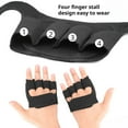 thumbnail image 4 of Eoperou Adjustable Mini Weight Lifting Half Gloves Breathable Anti Slip Palm for Men & Women Perfect for Workout Fitness & Sports Training with Dumbbells, 4 of 7