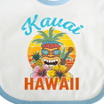 thumbnail image 4 of Inktastic Kauai Hawaii Vacation Tiki Boys or Girls Baby Bib, 4 of 4