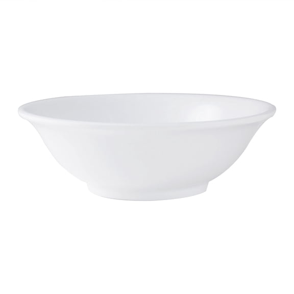 Excellante Nustone White Melamine Dinnerware Collection 70 Oz, 9 3/4" Rimless Bowl, Comes in Dozen