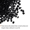 thumbnail image 4 of Uxcell 500g/1.1lb 3-6mm Glass Stones Pebbles Decor for Vase Filler Aquarium, Black, 4 of 6