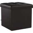 thumbnail image 4 of Storage Ottoman Toy Chest Folding Footrest Stool Seat .&#X.&#X.Linen Grey ( ), 4 of 7