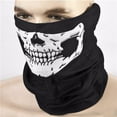 thumbnail image 2 of Máscara de cosplay, bufanda para la cabeza, máscara con forma de calavera de terror para Halloween, 2 of 2