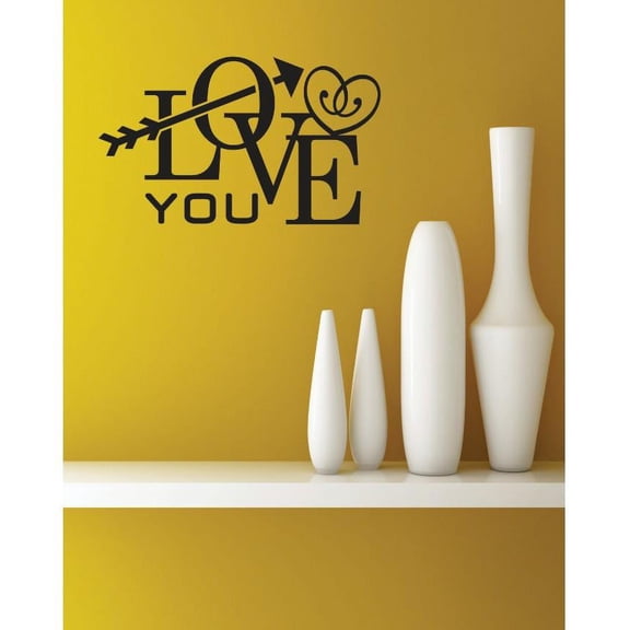 New Wall Ideas I Love You With He& Arrow Image Quote Bathroom 20 X20" -