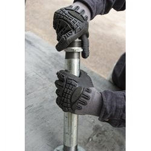 Expert Gardener Impact Gloves Grey/Black Large