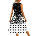 thumbnail image 4 of Drses‌‌ ‌‌‌‌‌‌‌‌‌‌‌‌‌‌‌‌‌‌‌‌‌‌‌‌‌‌‌‌‌‌‌‌‌‌‌‌‌‌‌‌‌‌‌‌‌‌‌‌‌‌‌‌‌‌‌‌‌‌‌‌Women's Floral Print Sleeveless Midi Dress with Pockets - Round Neck A-Line Casual Beach Sundress & Loose T-Shirt Style‌, 4 of 6
