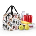 thumbnail image 6 of Lsque Hip Hop Dog Pattern Lunch Bag Women/Men Insulated Lunch Box,Small Leakproof Cooler Food Lunch Containers Reusable High Capacity Lunch Tote Bags, 6 of 6