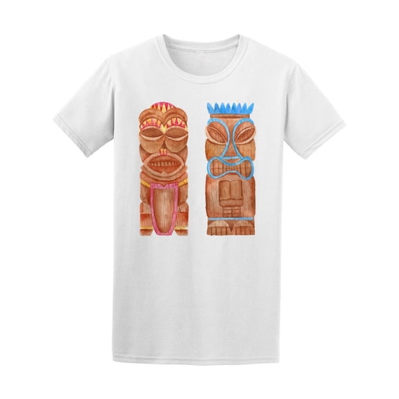 Watercolor Hawaii Tiki Tee Men's -Image by Shutterstock