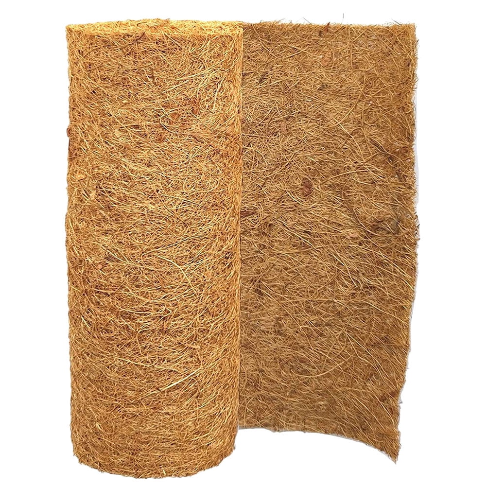PAMINGONO Orange Coconut Fiber Reptile Carpet Liner, Bedding for Bearded Dragons, and Tortoises