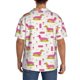thumbnail image 3 of Balery Dachshund Dog Puppy Camisa Casual de Manga Corta con Botones para Hombre, Texturizada, Estilo Cubano, para Playa, Verano-Small, 3 of 5