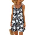 thumbnail image 1 of Cadeaux pour la Fête des Mères, Kcavykas Robe Maxi Bohème, Robe de Plage pour Femme Paréo Bikini Tenue de Plage Décontractée Vacances Courte Robes d'Été, 1 of 5