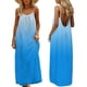 thumbnail image 3 of TaTaai Women's Backless Maxi Sundress Sleeveless Spaghetti Strap Flowy Summer Dress Casual Beach Cover Up Long Slip Dress Gift, 3 of 9