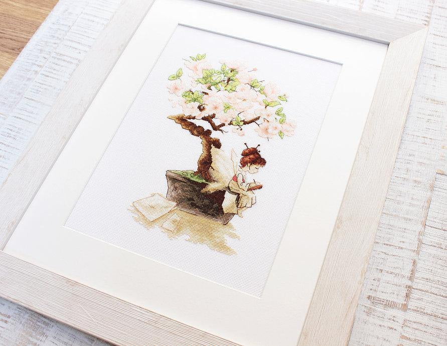 Luca-S The Sakura Counted Cross-Stitch Kit