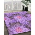 thumbnail image 2 of Ahgly Company Indoor Round Patterned Violet Purple Area Rugs, 8' Round, 2 of 6