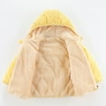 thumbnail image 4 of AJZIOJIRO Baby Boys Girls Hooded Puffer down Cotton Jacket & Outerwear Toddler Kids Fleece Lined Jacket 1-7 Years, 4 of 8